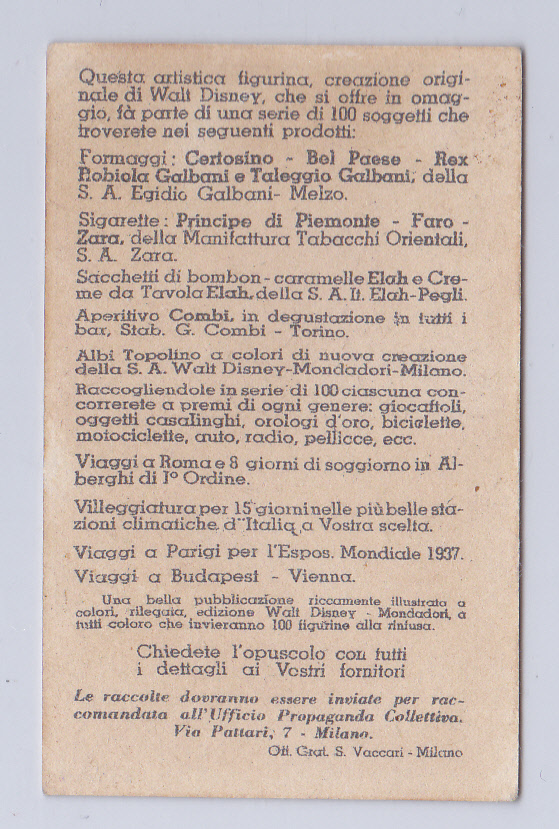 1936-topolino-elah-italian-trading-card-3-pluto-back · Tomorrow's Gems